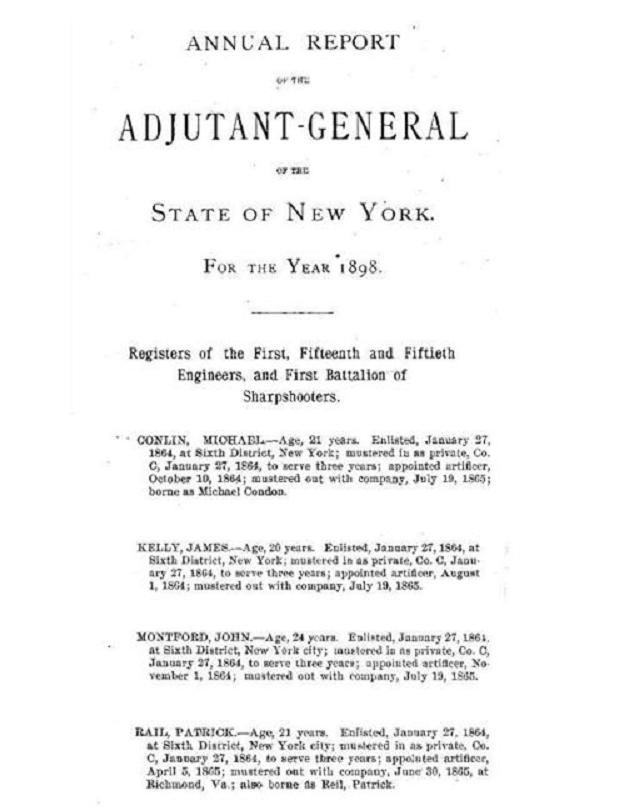 Excerpts from Adjutant General of NY First New York Engineers.jpg