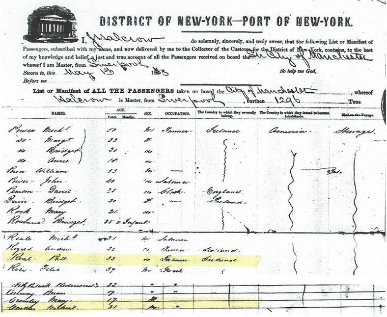 Shipping List of City of Manchester arriving in NY on 1 May 1863.jpg