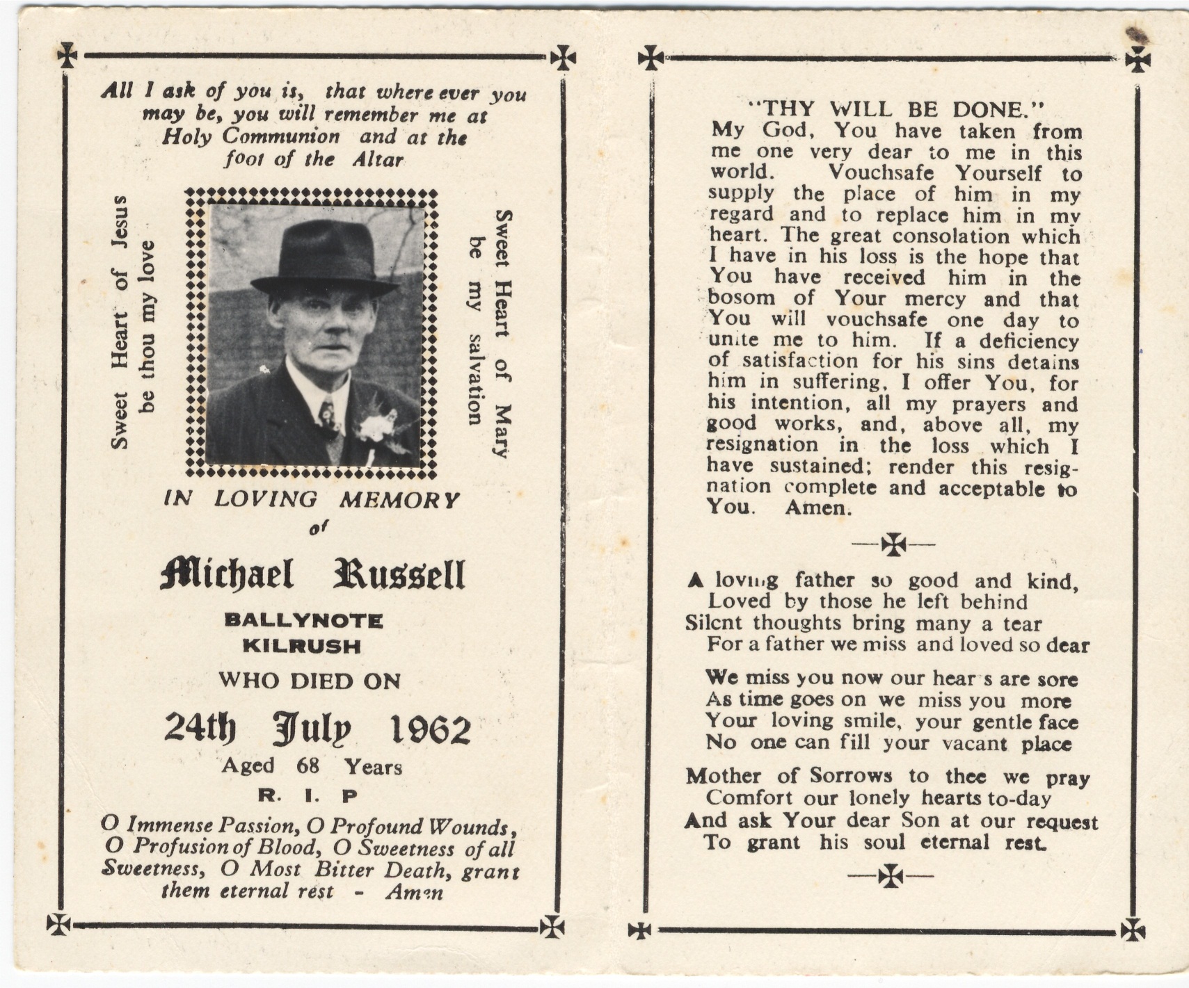 Michael Russell's mass card.jpg