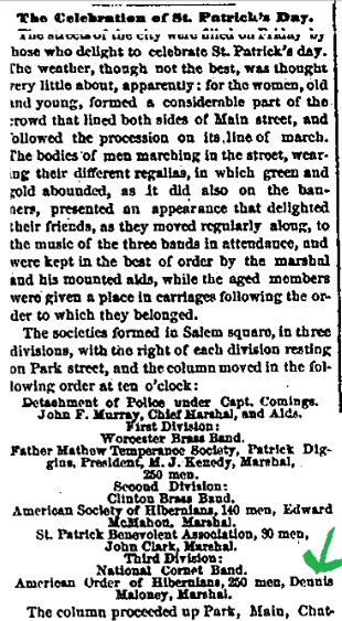 Celebration of St Patrick's Day, 24 Mar 1871, Massachusetts Spy (Worcester).jpg