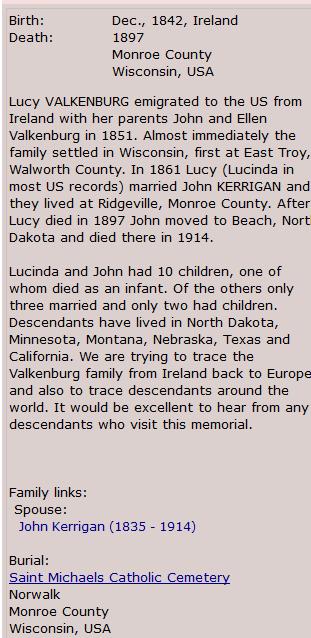 Lucy's life & death, FindAGrave.jpg