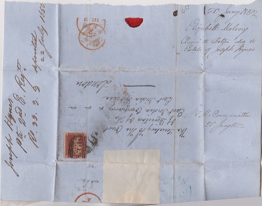 Elizabeth Moloney (Ennis) 1852 Batta Claim of Joseph Hynes (2nd Bengal European Reg) 2 of 4.jpg