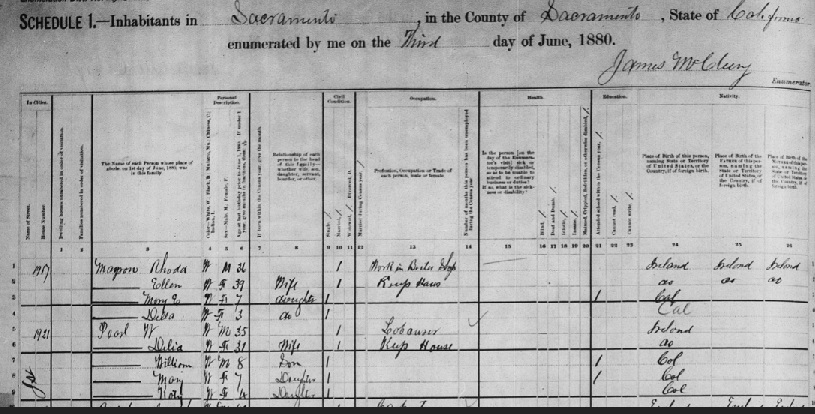 William Pearl (Perrill) family of Sacramento 1880 Census.jpg