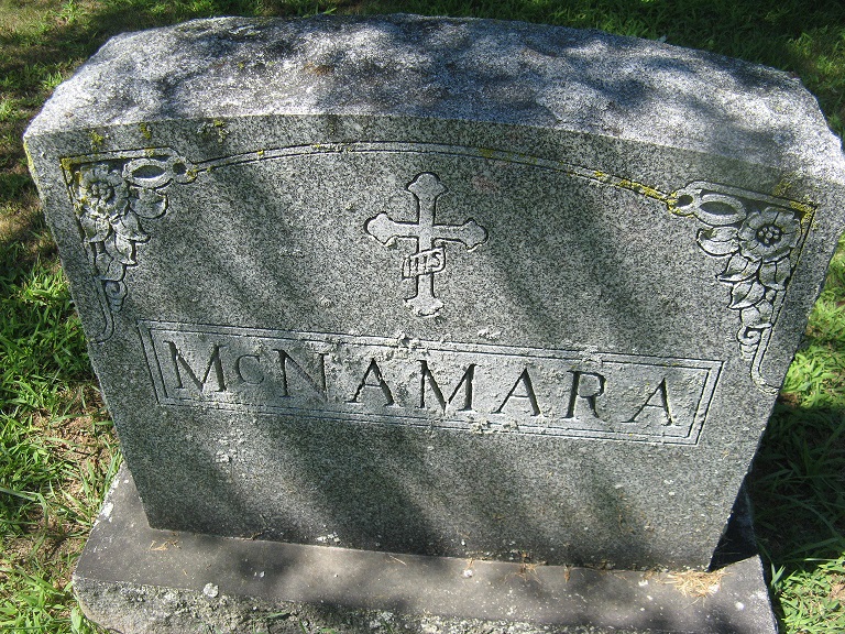 McNamara headstone at St Patricks Cemetery Lowell MA.jpg