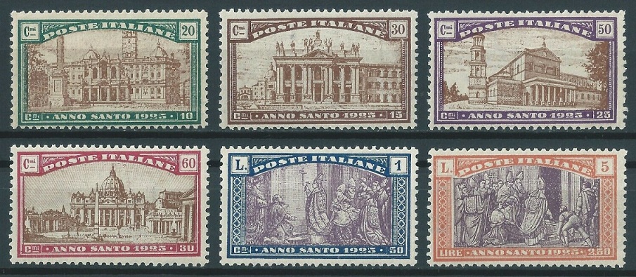 Italy stamps, 1925 Anno Santo (Holy Year).jpg