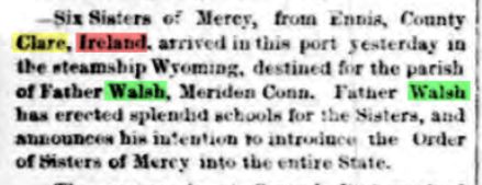 1876 June 27, SistersMercy to MeridenCT,NY Evening Express.JPG