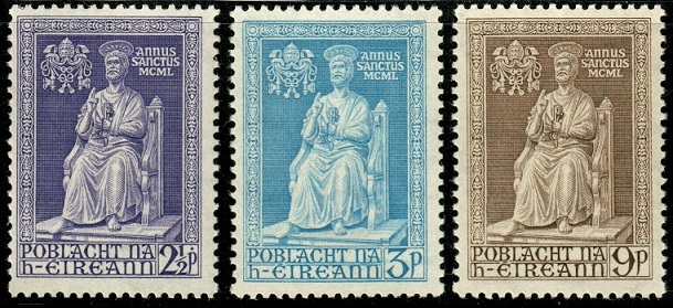 1950 Holy Year stamps of Ireland.jpg