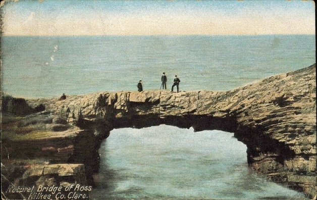 Postcard of Natural Bridge of Ross, Kilkee, Co Clare.jpg