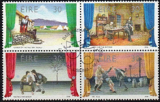 Irish Theatre 1990 postage stamps.jpg