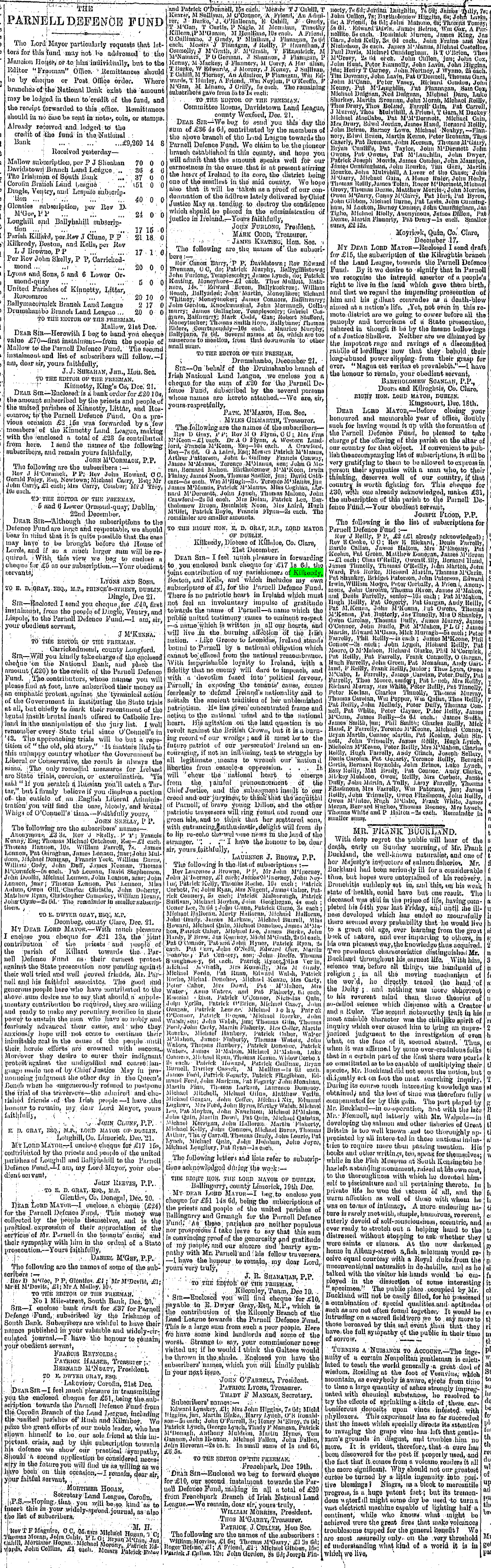Parnell Defence Fund contributions Dec 1880.png