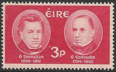 John O'Donovan and Eugene O'Curry 1962 postage stamp.jpg