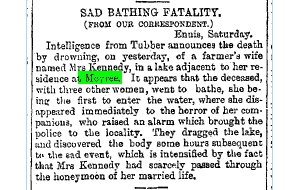 Drowning of Mrs Kennedy in Moyree 01-July-1887 - Freemans Journal report.jpg