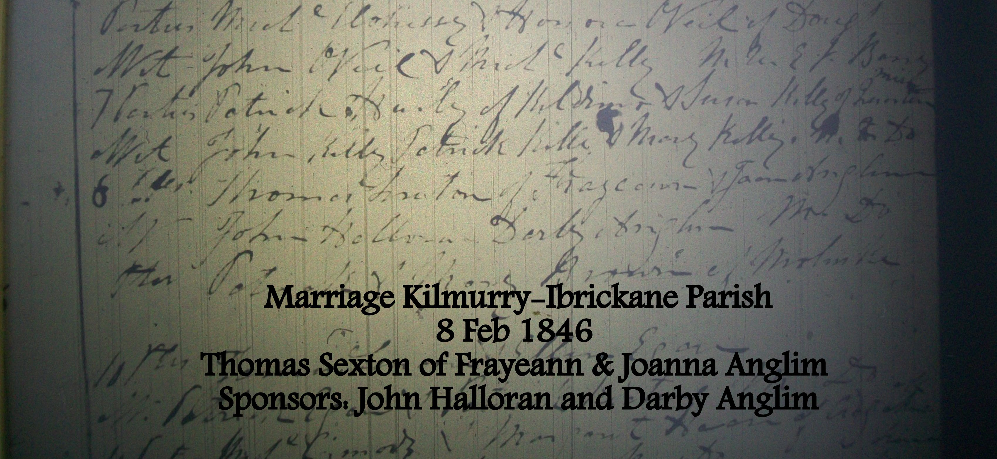 Marriage K-I Sexton Thomas & Anglim, Joanna 1846 Feb 8.jpg
